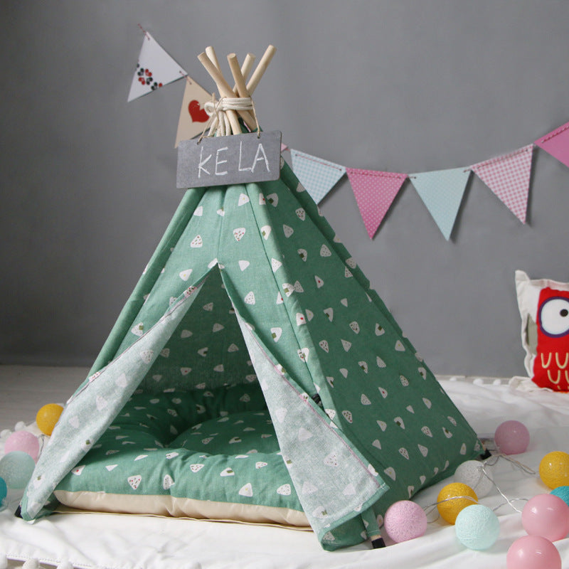 Pet tent kennel for cat & dogs
