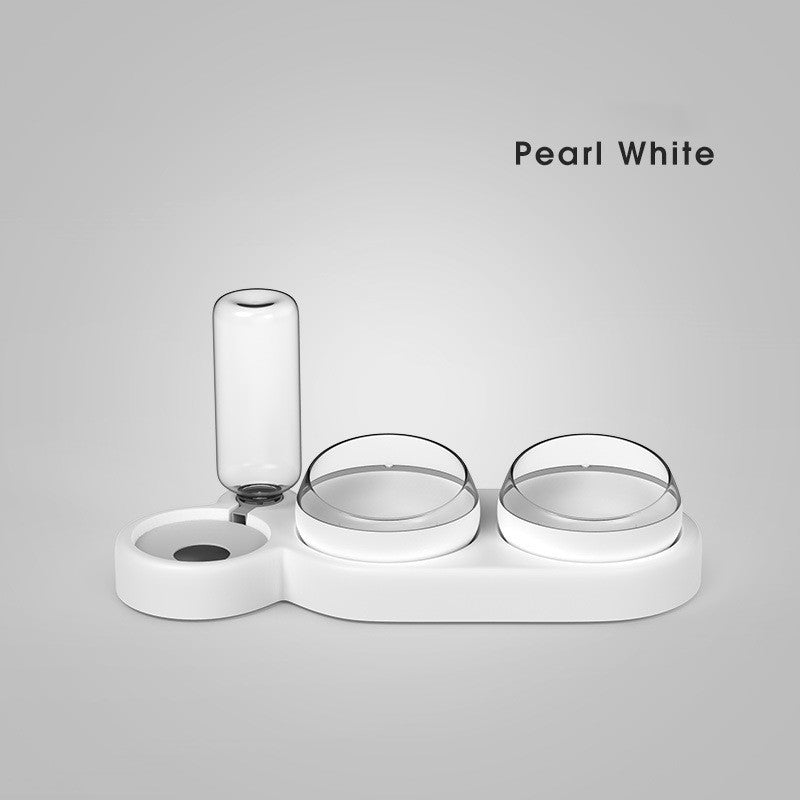 Automatic Feeder Bowl With Water Fountain