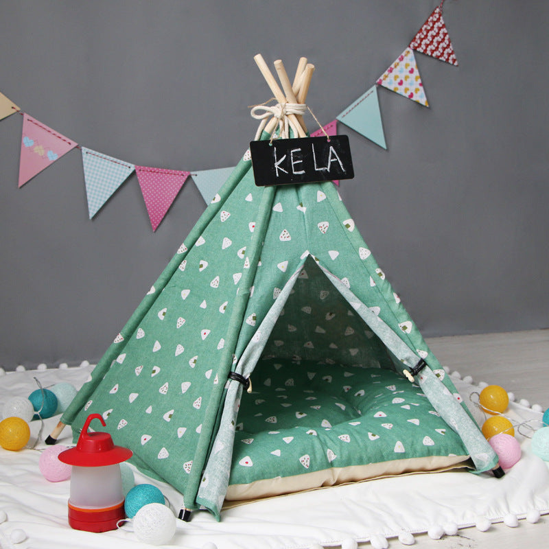 Pet tent kennel for cat & dogs