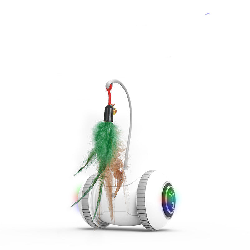 Interactive Cat Toy With Interchangeable Heads