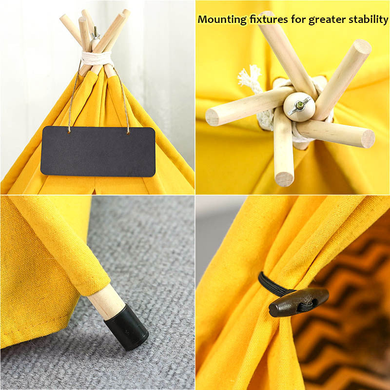 Washable Pet Teepee Dog Tent