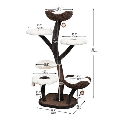 Cat's Grasping Board Integrated Climbing Frame